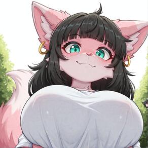 artist:ohlawdhecummin big_breasts character:pip(ohlawdhecummin) milf pink_fur // 1464x1464 // 195KB