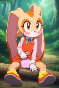 1girl animal_ears animal_nose artist:furryfunparty blue_ribbon blush body_fur brown_eyes character:cream_the_rabbit closed_mouth clothes_lift collared_dress day diaper dress dress_lift female flat_chest full_body furry furry_female gloves grass lifted_by_self loli long_sleeves multicolored_fur neck_ribbon orange_eyes orange_footwear orange_fur outdoors panties petite pink_panties rabbit_ears rabbit_girl red_dress red_footwear ribbon shoes short_dress sitting sleeveless sleeveless_dress socks solo spread_legs underwear white_gloves yellow_fur // 512x768 // 37KB