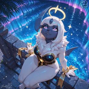 artist:humble_grifter species:absol // 2000x2000 // 284KB