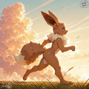 artist:humble_grifter character:eevee // 2000x2000 // 175KB