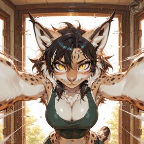 artist:humble_grifter lynx // 2000x2000 // 268KB