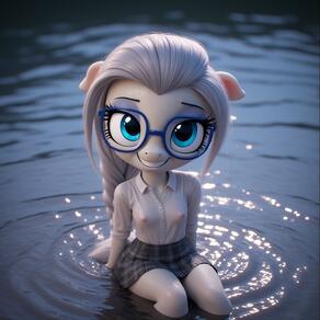 1girl animal_ears artist:furryfunparty blue-framed_eyewear blue_eyes braid breasts character:silver_spoon collared_shirt covered_nipples female forehead furry furry_female glasses grin happy long_hair looking_at_viewer miniskirt my_little_pony nipples no_bra partially_submerged plaid plaid_skirt pleated_skirt see-through see-through_shirt shirt sitting skirt small_breasts smile solo teeth water wet wet_clothes wet_shirt white_hair white_shirt young // 768x768 // 154KB