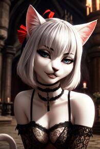 artist:fauxton_director lingerie white_hair // 512x768 // 58KB