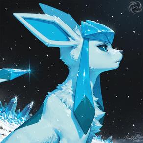 artist:humble_grifter species:glaceon // 2000x2000 // 152KB