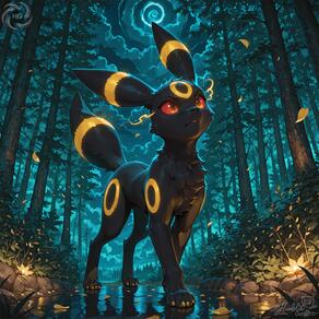 artist:humble_grifter character:umbreon // 2000x2000 // 342KB