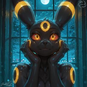 artist:humble_grifter character:umbreon // 2000x2000 // 175KB