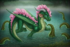 artist:vuthardarastrix dragon green male phallus tentacles vuthardarastrix // 768x512 // 112KB