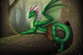 artist:vuthardarastrix dragon green male phallus tentacles vuthardarastrix // 768x512 // 102KB