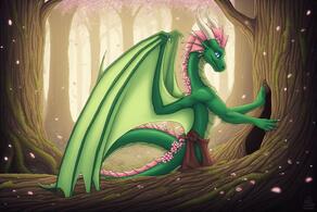 artist:vuthardarastrix dragon green male phallus tentacles vuthardarastrix // 768x512 // 107KB