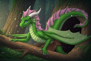 artist:vuthardarastrix dragon green male phallus tentacles vuthardarastrix // 768x512 // 96KB