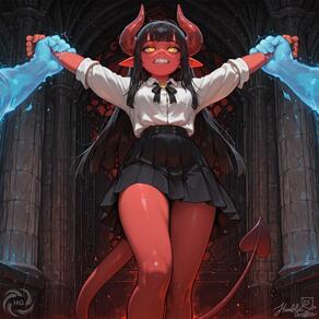 artist:humble_grifter female red succubus // 2000x2000 // 202KB