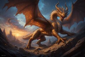 artist:vuthardarastrix dragon male phallus // 768x512 // 142KB
